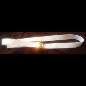 White Belt w/Silver plate closure-perfect2inscribe