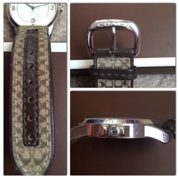 ❌❌SOLD❌❌ Coach signature watch in khaki - Picture 2 of 4