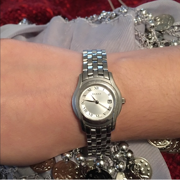 🎉HP🎉Authentic Gucci 5500L Stainless Steel Watch - Picture 2 of 8