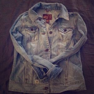 Hollister destroyed jean jacket