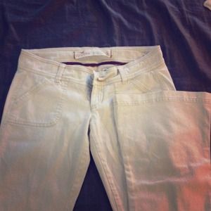 Hollister boot cut khakis