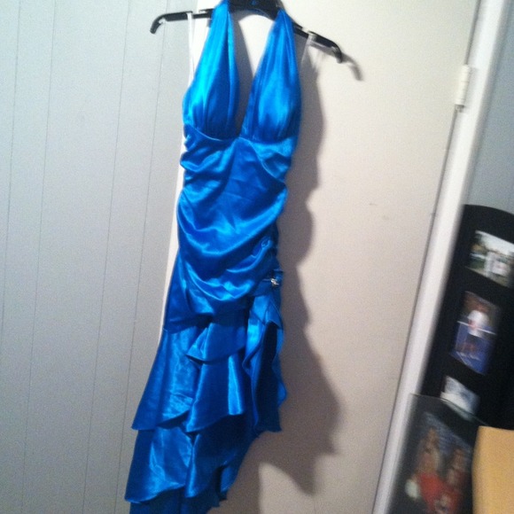 Blue prom dress