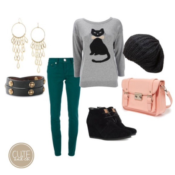 Black knitted hat