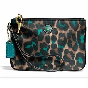 Cute leopard Coach clutch