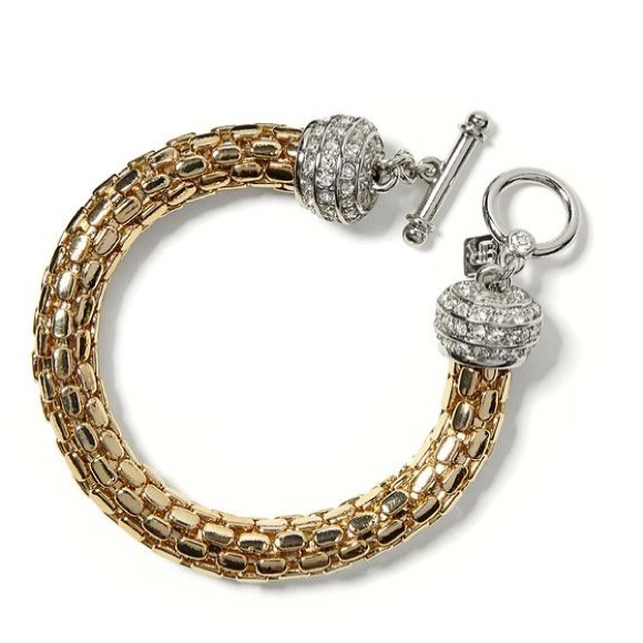 Banana Republic toggle two tone bracelet