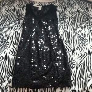 Black sequins dress!