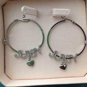 Juicy couture's earrings