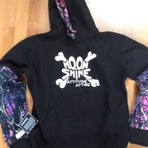 Moonshine attire camo hoodie
