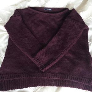 Brandy Melville Burgandy Wool Sweater
