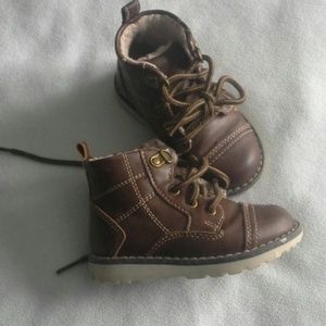 Little Boy Brown Boots