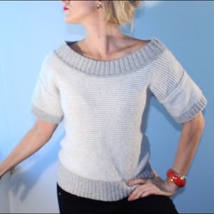 American Eagle boat neck yoga sweater