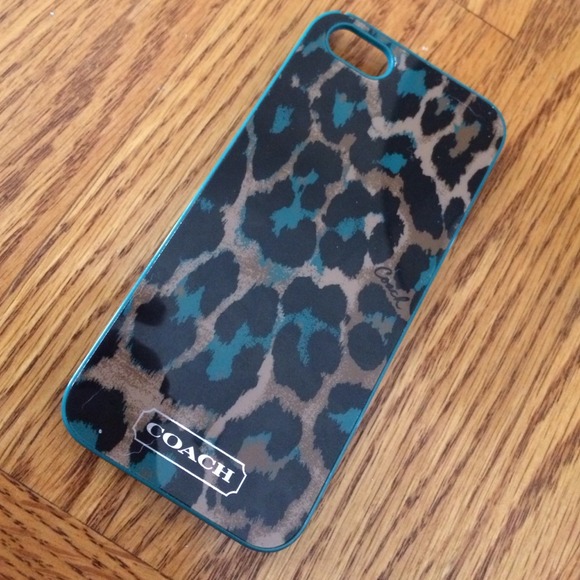 Coach Signature Stripe Ocelot iPhone 5/5S Case