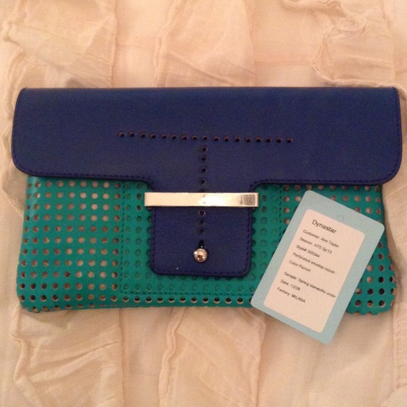 Brand new with tags Ann Taylor clutch!!