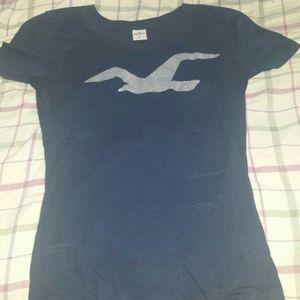 Hollister Shirt. Sparkly Logo!