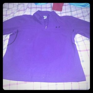 Purple Under Armor Fleece Pullover