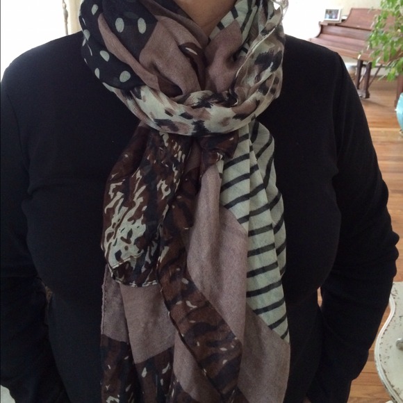 NEW multi print scarf