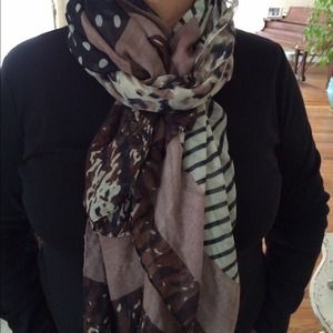 NEW multi print scarf