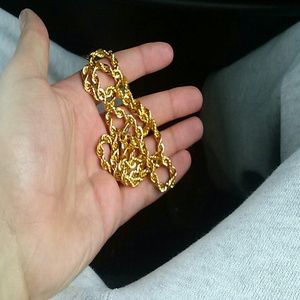 18K solid gold necklace