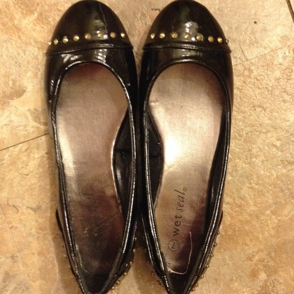 Slip on shoes from Wet Seal