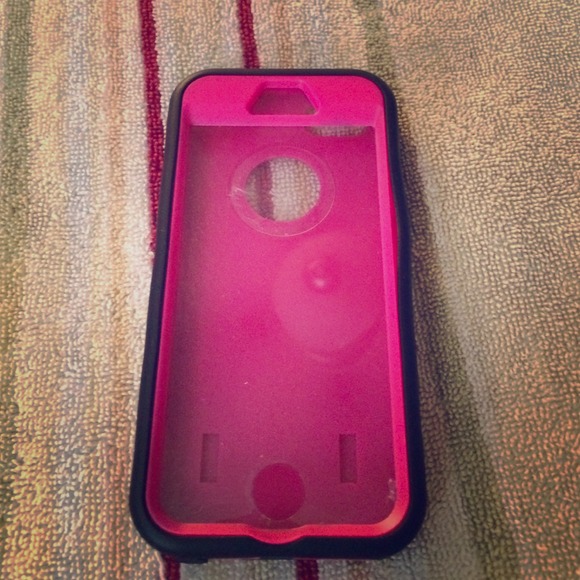 Pink and Black Chevron case for iPhone 5/5s