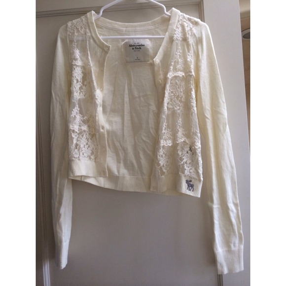 NWOT Abercrombie Lace Cardigan