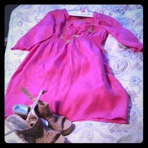 Victoria Secret Pink 100% Silk Dress