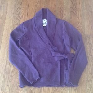 Title Nine Cotton Wrap Sweater XS