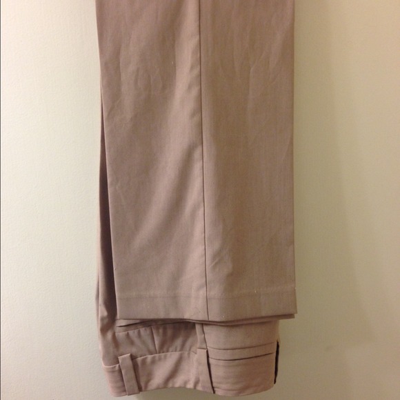 Tailored tan Express slacks