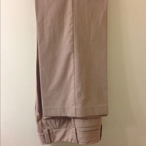 Tailored tan Express slacks