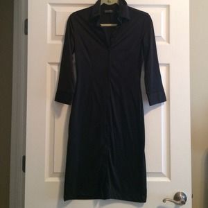 New York and Company Black Shirt Dress