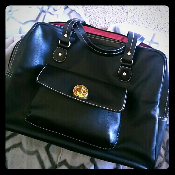 Isaac Mizrahi laptop bag