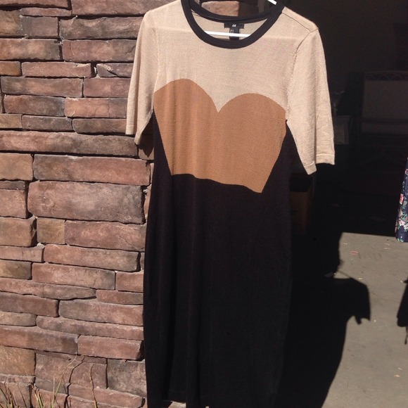 Vintage style pencil sweater dress.