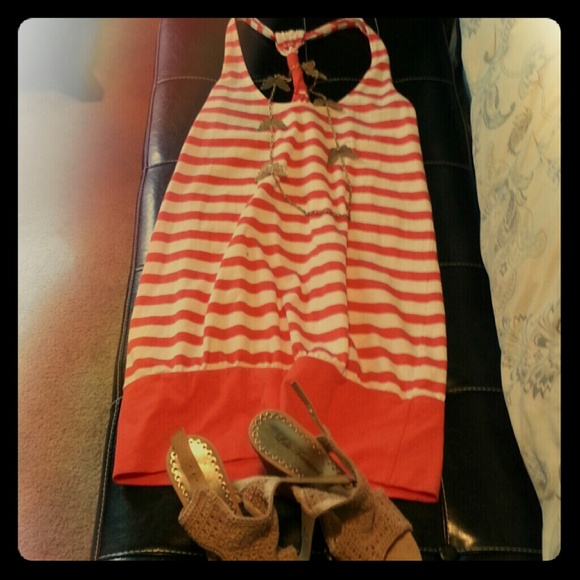 American Eagle Striped Summer Dress