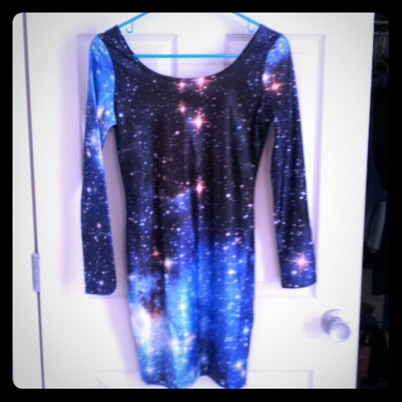 *SOLD ON VINTED* NEW Galaxy Print Bodycon Dress