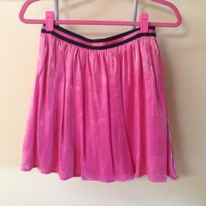 Pink with gold iridescent skirt