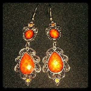 New brown antique earrings