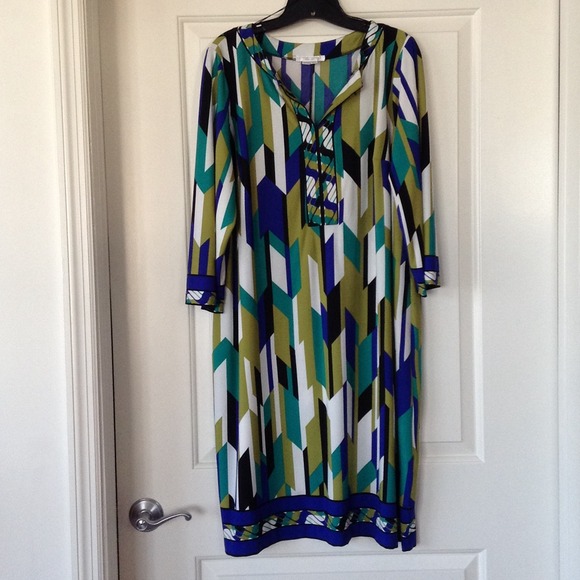 SOLD!!! Beautiful print dress from Macys