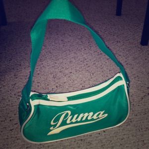 Green Puma handbag, new with no tags.
