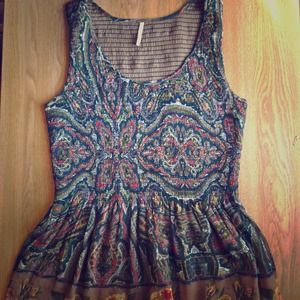 Free People peplum top