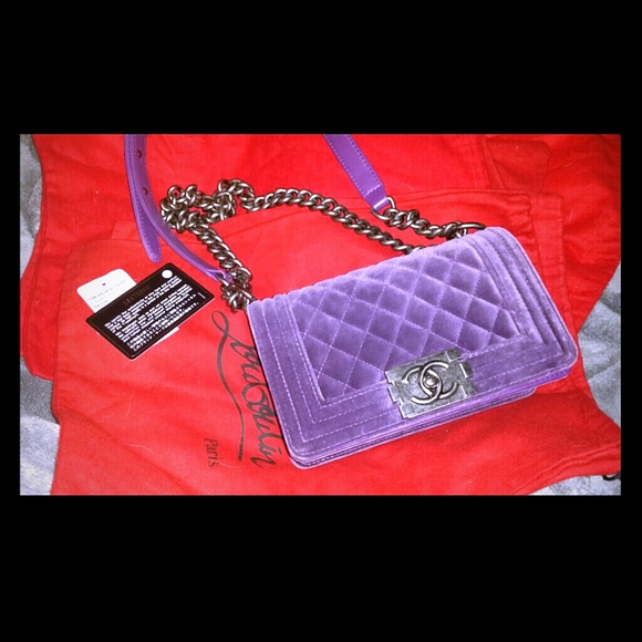 *traded*  Authentic chanel purple boy
