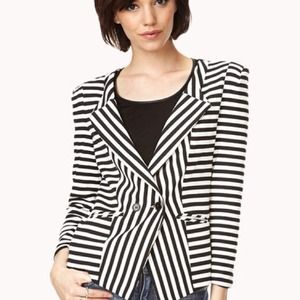Forever 21 striped blazer