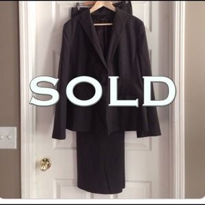 SOLD IN BUNDLE: Grey Pinstripe Fully Lined Suit