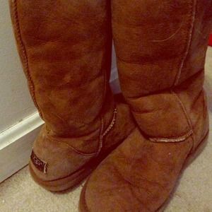 Tall Chestnut authentic Ugg Boots