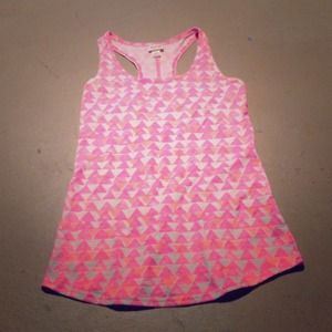 Pink and orange Aztec tank