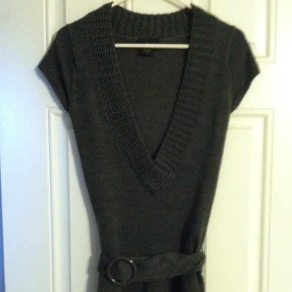 Long Sweater w/ Belt - Picture 1 of 4