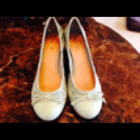 Aldo mint green chunky heel loafer