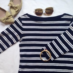 Boatneck Knit Top