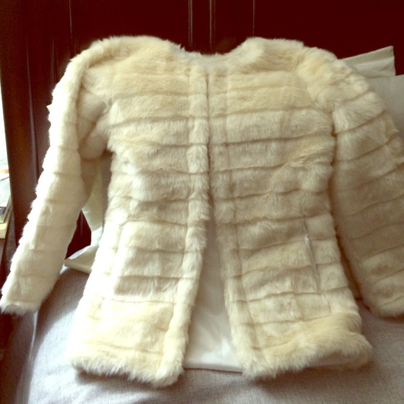 Faux fur coat
