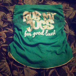 Green Irish tube top