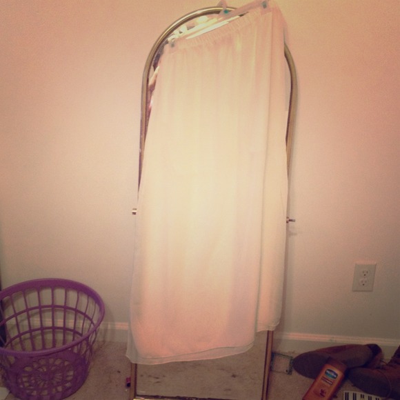 A white sheer skirt (BEING TRADED)
